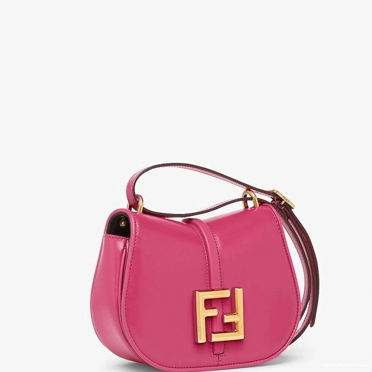 Cheap Calf Rose Leather C'mon Mini Fendi In Bag 0805